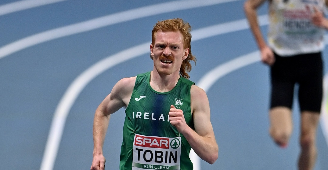 Sean Tobin has won the Antarctic Ice Marathon in a record time