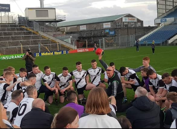 A powerful moment in Semple Stadium