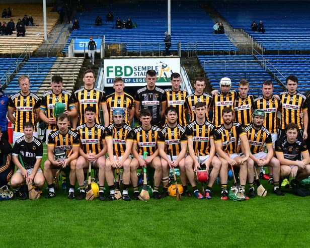 The Upperchuch Drombane hurling panel - most of the players will be involved again in the county football  final on Sunday