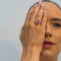 The 11.15-carat Williamson Pink Star diamond, auctioned by Sotheby’s Hong Kong, sold for 392 million Hong Kong dollars dollars.