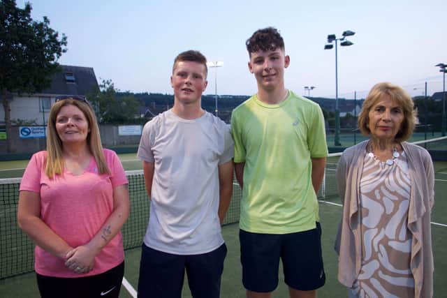 She also congratulated 17-year-old Dylan Breen on his performance and wished both young men every success in the year ahead in the Montverde Tennis Academy in Florida.