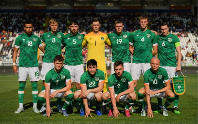 The Republic of Ireland under-21 side will play Israel in a European Championship playoff for a place in next year's tournament in Romania and Georgia. PIC: Sportsfile