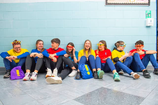 Some of the students from St Joseph’s College, Borrisoleigh who took part in the Big Idea programme. Picture: RUTH MEDJBER