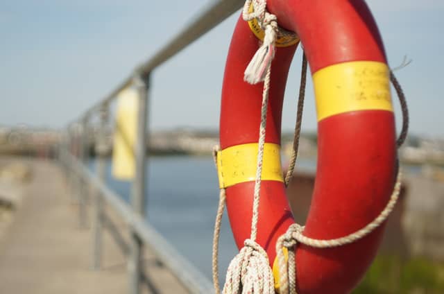 If you see somebody in trouble on the water or along the coast, or think they are in trouble; Dial 112 or use VHF radio CH 16 and ask for the Coast Guard