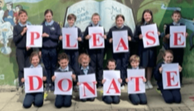 Photo features members of our student council and those involved in the promotional video