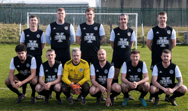 The Wilderness Rovers team who are through to the Paddy Purtill Cup final after their 4-3 against Galbally United in the semi-final on Sunday last. Pic: Michael Boland