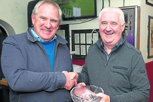 The sponsor on the night was Cox’s Cash and Carry from Thurles and Portlaoise and they were represented by Paul Guinan, their business development manager in the area.