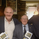 Attending the book launch of 50 Best Irish Walks - Easy to Moderate in Upperchurch were: Phil Brennan, Waterford Camino Tours, Jim Finn, Tipp FM, who was MC for the evening, and John G O'Dwyer, author