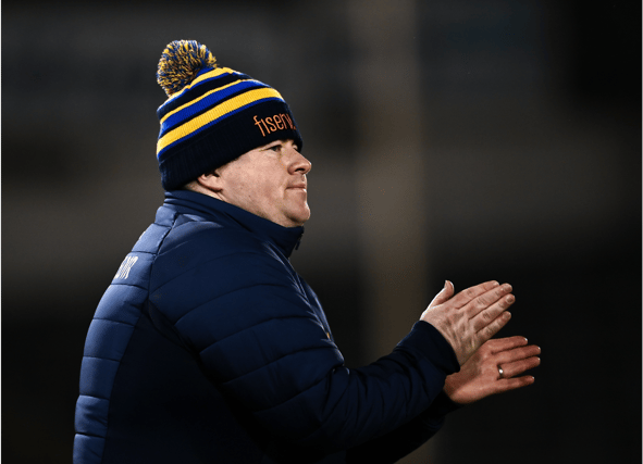 "Bualadh Boss" - Tipperary manager applauds his side's victory over London and the promotion they have earned back to Division 3 of the National Football League for next year.