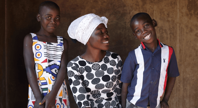 After her husband died, Thandekile struggled to provide food for her two children, Nomatter (11) and Forward (8), as climate change and Covid-19 worsened the situation for the family