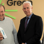Geoff Meagher, Bord na Mona chairman; Dermot Honan, CEO Borrisoleigh Bottling Ltd; Tom Donnellan, CEO Bord na Mona; Vincent Redmond, head of new business, Bord na Mona