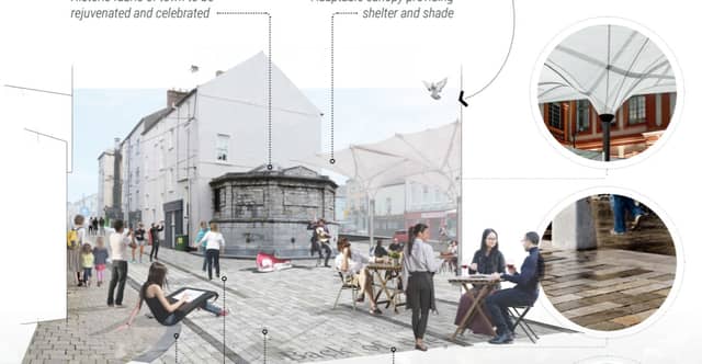 An artist's rendition from the consultation document put forward by the Paul Hogarth Company