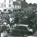 Templemore  Post Office Protest meeting in the square, 17th  August 1963