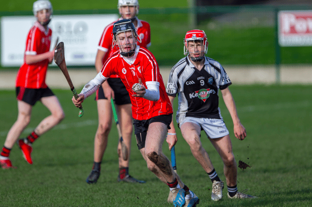 Fourmilewater clubman Michael Morrissey in action for Clonmel High School in their Munster Schools win over Blackwater CS, Lismore