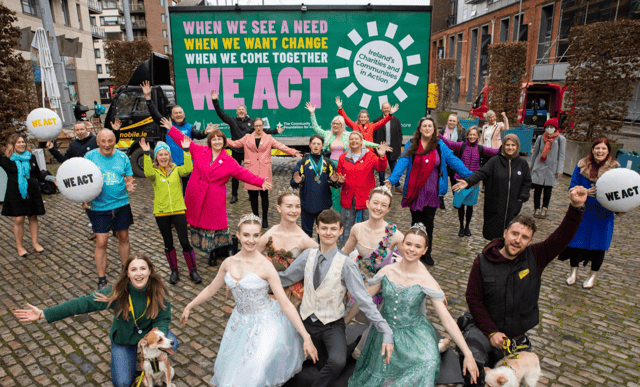 Irish charities are joining forces for the We Act campaign. Photography credit: Naoise Culhane