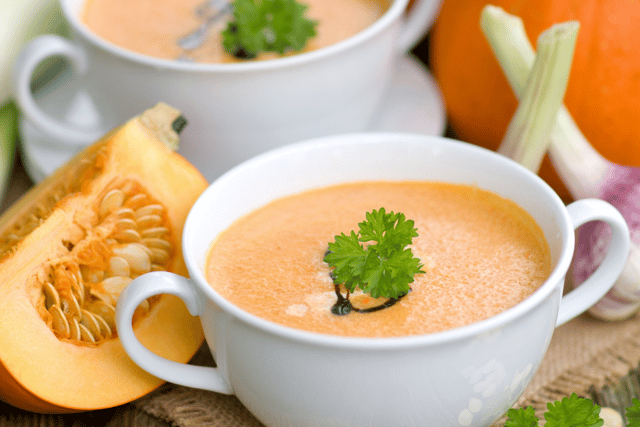 Healthy Halloween Pumpkin Soup Recipe