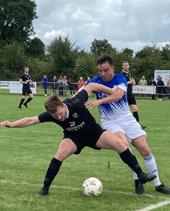 Action from the Premier League game between Cashel Town and Clonmel Town at Palmershill, Cashel