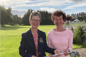 Lady Captain at Slievenamon Golf Club Teresa O’Brien (left) pictured with the  overall winner in her recent Lady Captain's Prize competition, Anne Murphy