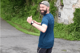 Clonmel teacher Liam O’Reilly who is doing a run every day in the month of June as a fundraiser for C-Saw - Suicide Awareness Service. On Day 2 Liam ran 2km sdrawkcab! How mad is that  2km backwards!