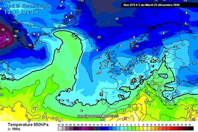 Cold snap also around December 29