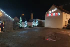 Christmas lights in Two Mile Borris