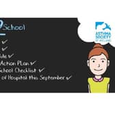 Asthma Society launches their Back2School Checklist to support parents of children with asthma during covid-19