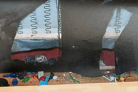 Cocaine and almost €18,000 in cash was found hidden inside the counch