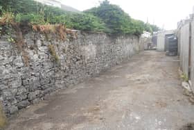 The back lane at Mitchel Street has been cleared of all the rubbish.