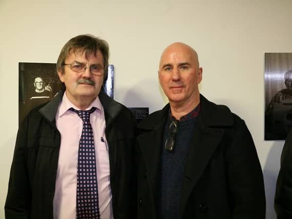 Pictured Secretary Neil Ryan with Michael Moroney, one of the speakers who will be in Drangan