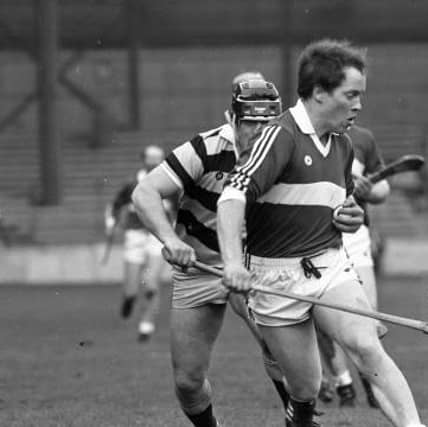 Mick Ryan in action against Rathnure in the All-Ireland club final in 1987