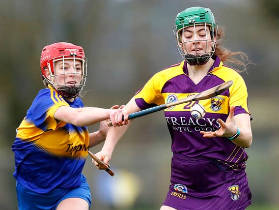 Tipperary inter-county camogie star Karen Kennedy pictured in action against Wexford.