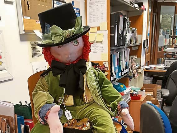 McGinty the leprechaun in Cashel library