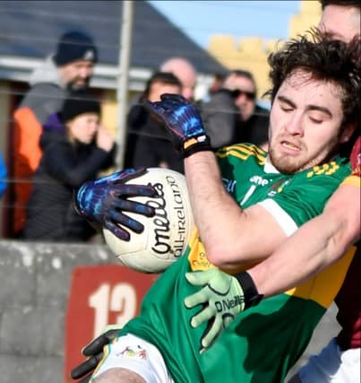 Ross Peters scored two points for Clonmel Commercials when they were beaten by Nemo Rangers in Sunday's AIB Munster Club Senior Football Championship Final