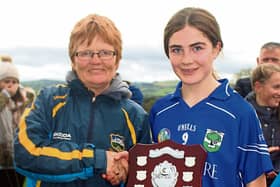 The St Rita's Under 14 Camogie team are one of 16 nominations for the October Sports Achievement Award which will be announced on Friday evening in Butler's Bar, Fethard.