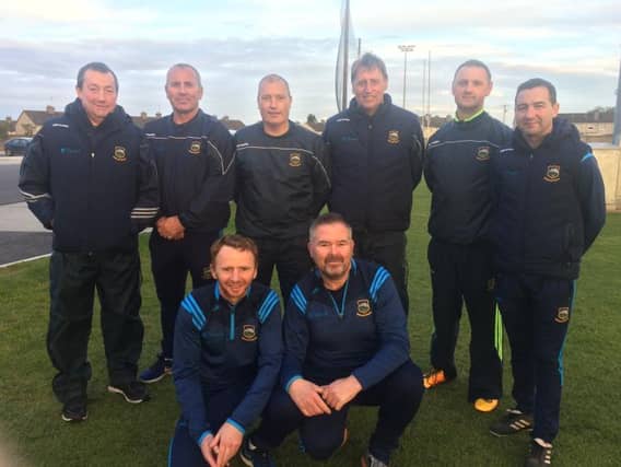 The Tipperary under-20 back room team pictured with manager Liam Cahill.