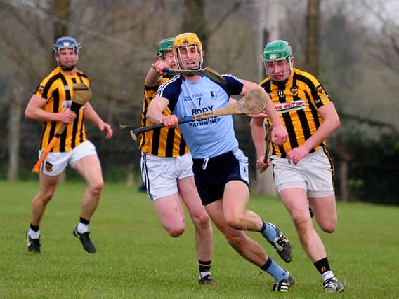 Nenagh Éire Óg's Barry Heffernan in action against Upperchurch-Drombane at Dolla on Saturday. Picture: Eamonn McGee
