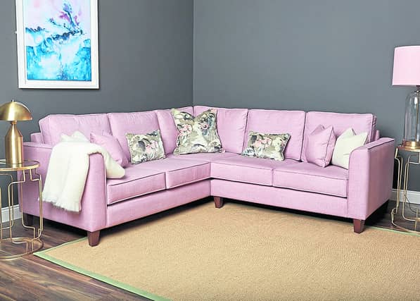 The beautiful Logan Corner which is one of the huge range on offer at Finline Furniture