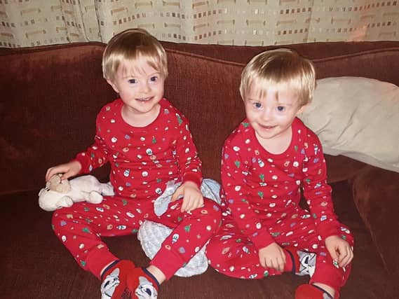 Cillian and Conor Keane are really looking forward to Santa's arrival.