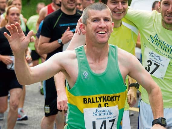Neilie Hall, Fethard, who completed his 100th marathon in November. Neilie is the first Tipperary man to achieve such an feat.