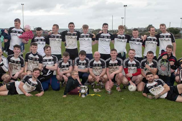 For JK Bracken’s pacy Andrew Ormond was a constant thorn in Ballylooby-Castlegrace's side while Dylan Moloney and Dean McEnroe also made important contributions to their victory.