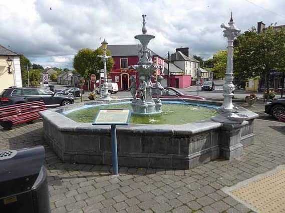 Rosemary Square in Roscrea is built around the Fancy Fountain and is where several roads converge