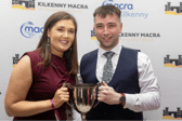 Josephine O’ Neill (Macra President) alongside Patrick Walton.