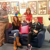 The late Peter Thornton, right, with members of the Nenagh Players