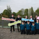 Minister for Education & Skills, Richard Bruton TD, launches the EMPOWER Summer Programme accompanied by pupils from Coláiste Mhuire Co-Ed, Thurles and CBS Thurles.