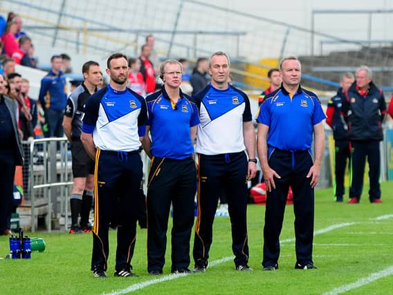 The Tipp senior hurling management team pictured from left: Declan Fanning, Conor Stakelum, Michael Ryan & John Madden. Photo: Eamonn McGee
