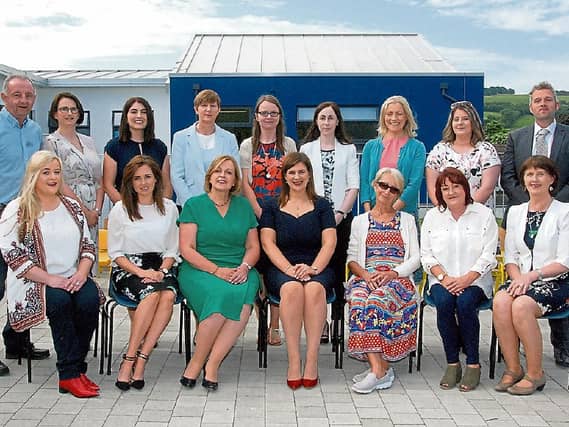 Staff and teachers of Sacred Heart Primary School, Roscrea.