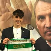 Nenagh’s Barry Coffey pictured on the day that he signed with Glasgow Celtic.