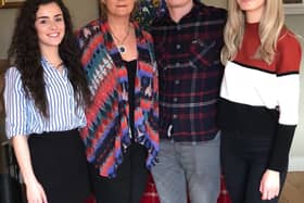 Rachel (18), Businesswoman Tracey O'Keeffe , Matthew (20) and Rebecca (24) O’Keeffe.