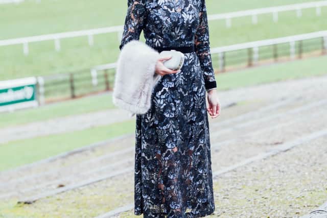 Retail manager Hannah Crosse from Kilfeacle wowed the judges, including Helen Murphy of popular fashion blog Daily Diva Diary, in a black shimmer Perseverance dress from Gallery 9 boutique in Naas, Co. Kildare and a headpiece from The Dress House in Newry, Co. Down to take the top prize in the Sunway Holidays Most Stylish Ladies competition at Limerick Racecourse last weekend. Ms Crosse finished her striking look with LK Bennett shoes and a fur accessory from Reiss.