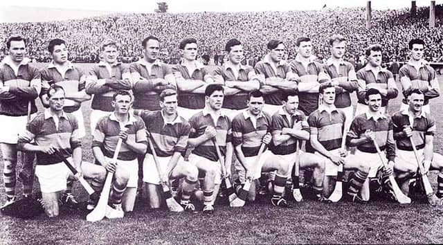 The Tipp team of 1964 which the late Mick Murphy captained - he is pictured fourth from the left in the front row.